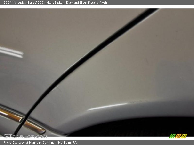 Diamond Silver Metallic / Ash 2004 Mercedes-Benz S 500 4Matic Sedan