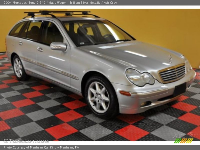Brilliant Silver Metallic / Ash Grey 2004 Mercedes-Benz C 240 4Matic Wagon