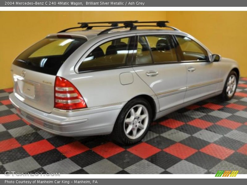 Brilliant Silver Metallic / Ash Grey 2004 Mercedes-Benz C 240 4Matic Wagon