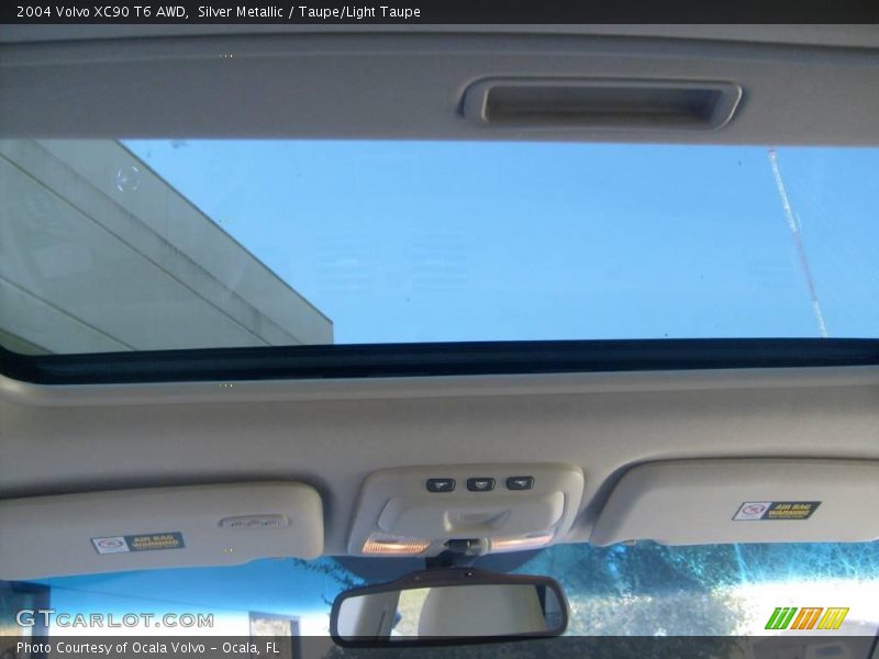 Silver Metallic / Taupe/Light Taupe 2004 Volvo XC90 T6 AWD