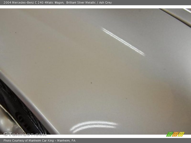 Brilliant Silver Metallic / Ash Grey 2004 Mercedes-Benz C 240 4Matic Wagon