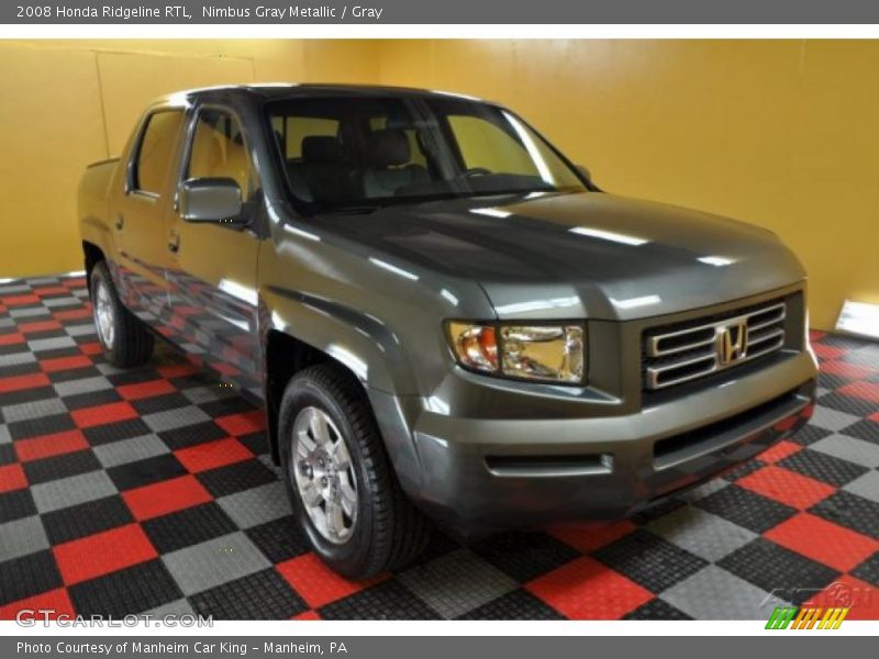 Nimbus Gray Metallic / Gray 2008 Honda Ridgeline RTL