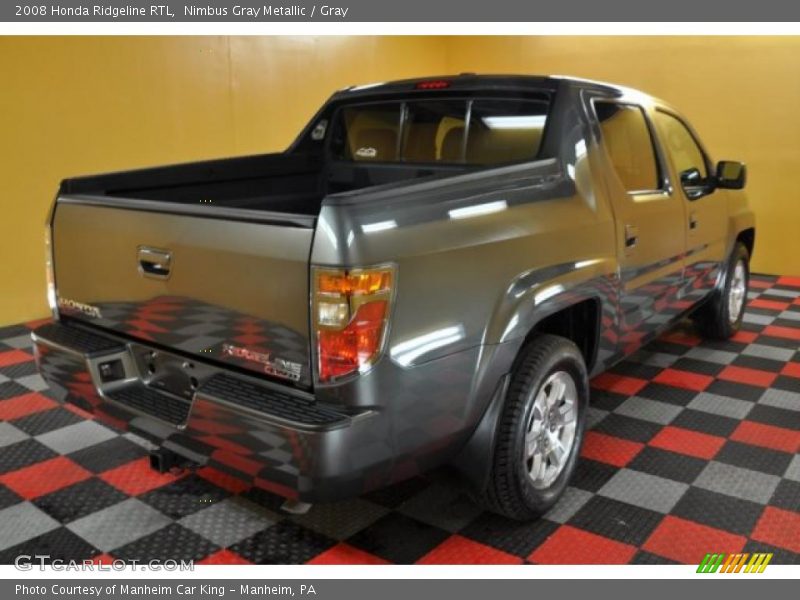 Nimbus Gray Metallic / Gray 2008 Honda Ridgeline RTL