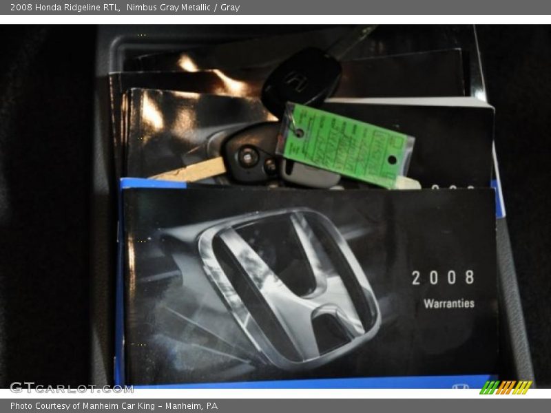 Nimbus Gray Metallic / Gray 2008 Honda Ridgeline RTL