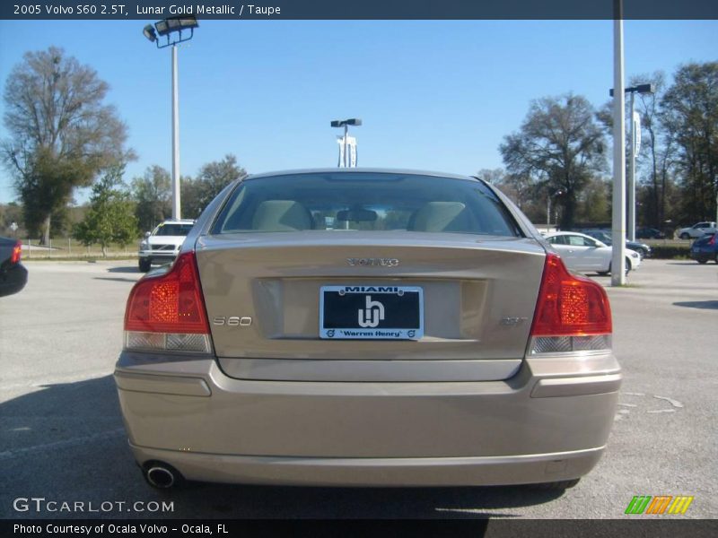 Lunar Gold Metallic / Taupe 2005 Volvo S60 2.5T