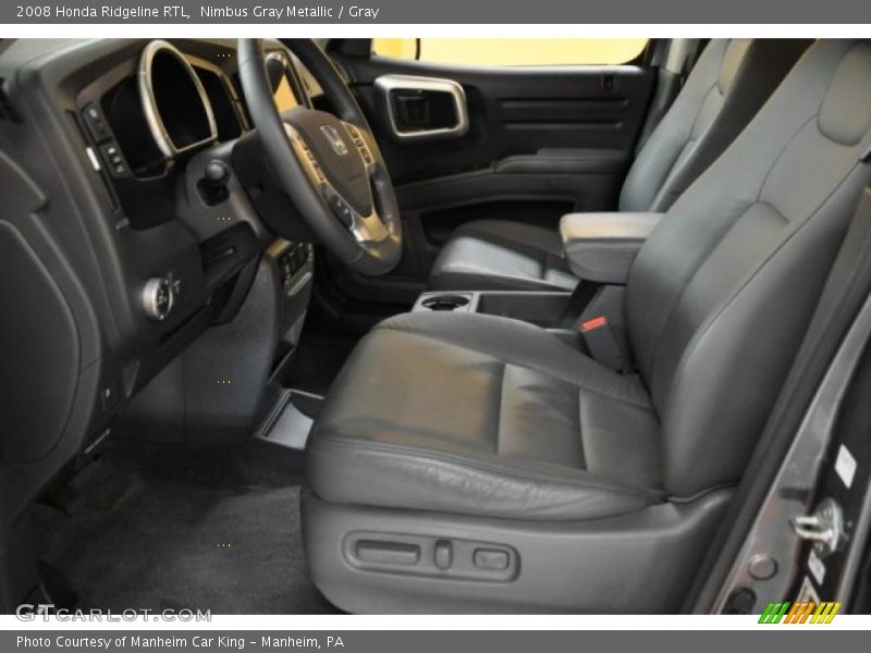 Nimbus Gray Metallic / Gray 2008 Honda Ridgeline RTL