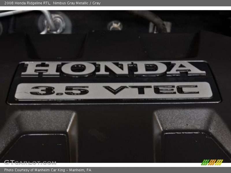 Nimbus Gray Metallic / Gray 2008 Honda Ridgeline RTL