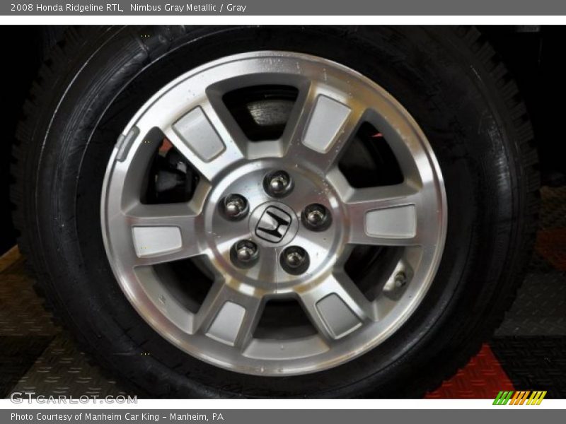 Nimbus Gray Metallic / Gray 2008 Honda Ridgeline RTL