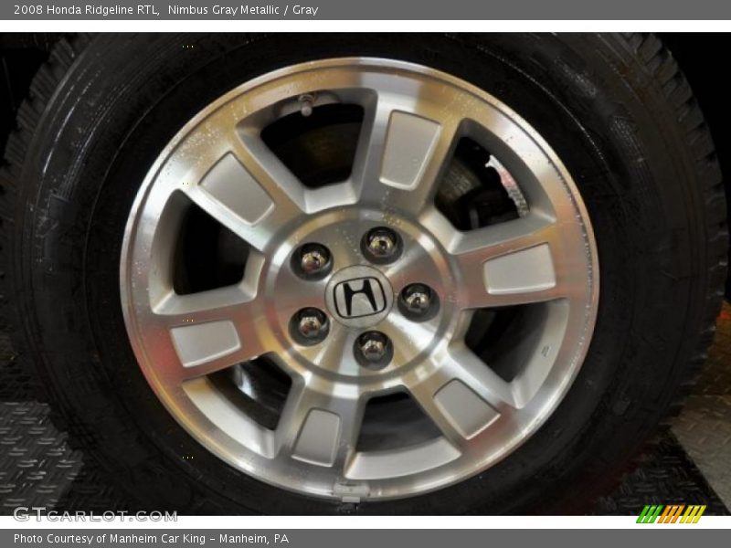 Nimbus Gray Metallic / Gray 2008 Honda Ridgeline RTL