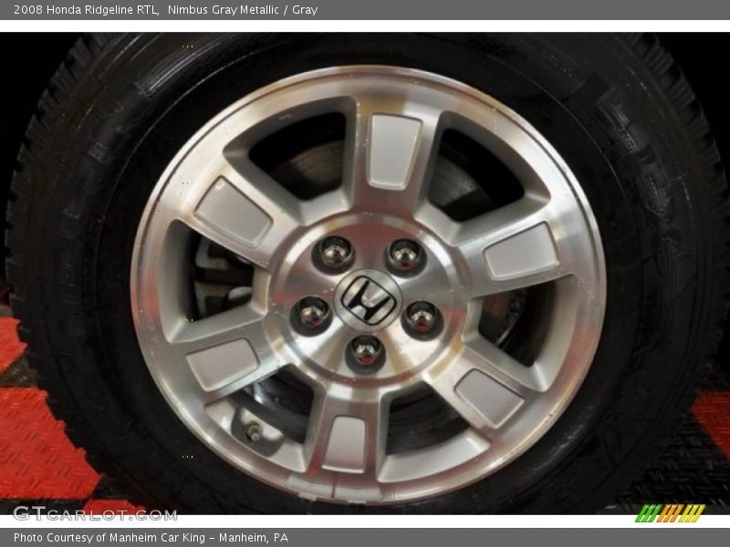 Nimbus Gray Metallic / Gray 2008 Honda Ridgeline RTL
