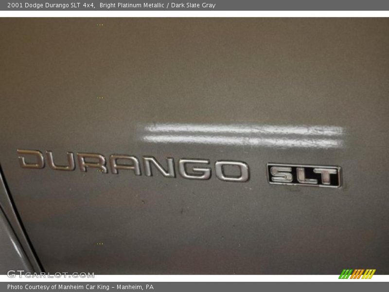Bright Platinum Metallic / Dark Slate Gray 2001 Dodge Durango SLT 4x4