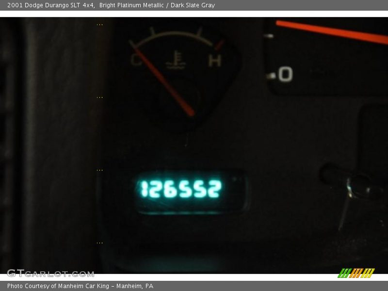 Bright Platinum Metallic / Dark Slate Gray 2001 Dodge Durango SLT 4x4