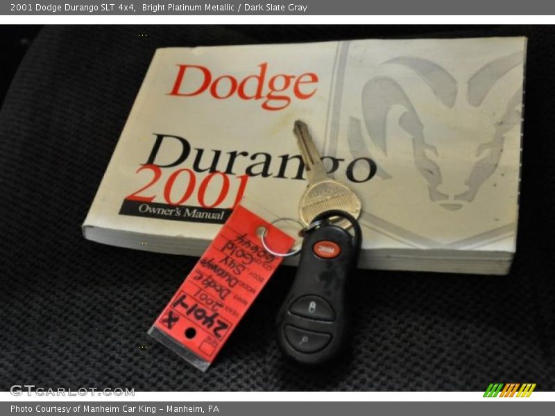 Bright Platinum Metallic / Dark Slate Gray 2001 Dodge Durango SLT 4x4