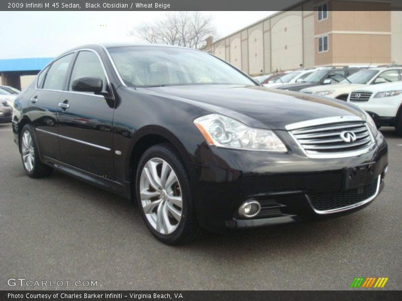Front 3/4 View of 2009 M 45 Sedan