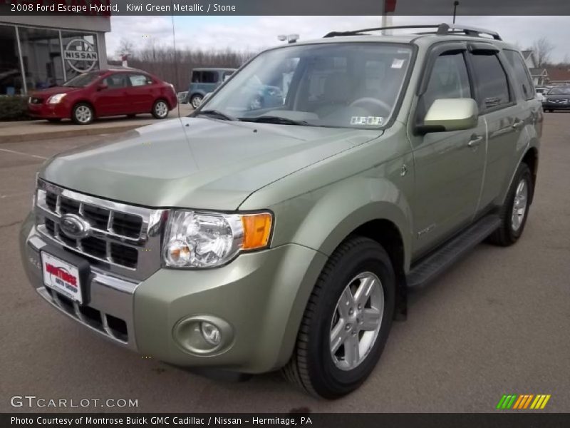 Kiwi Green Metallic / Stone 2008 Ford Escape Hybrid
