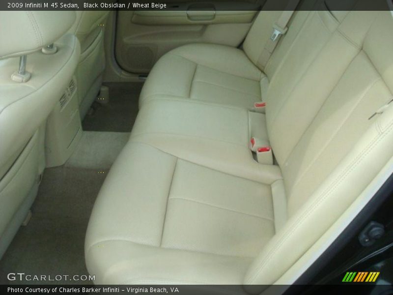 Black Obsidian / Wheat Beige 2009 Infiniti M 45 Sedan