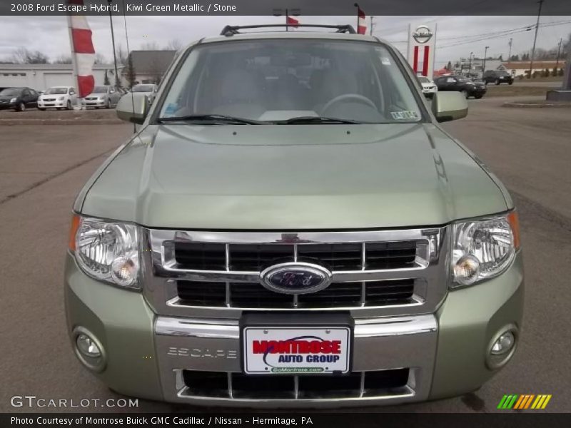 Kiwi Green Metallic / Stone 2008 Ford Escape Hybrid