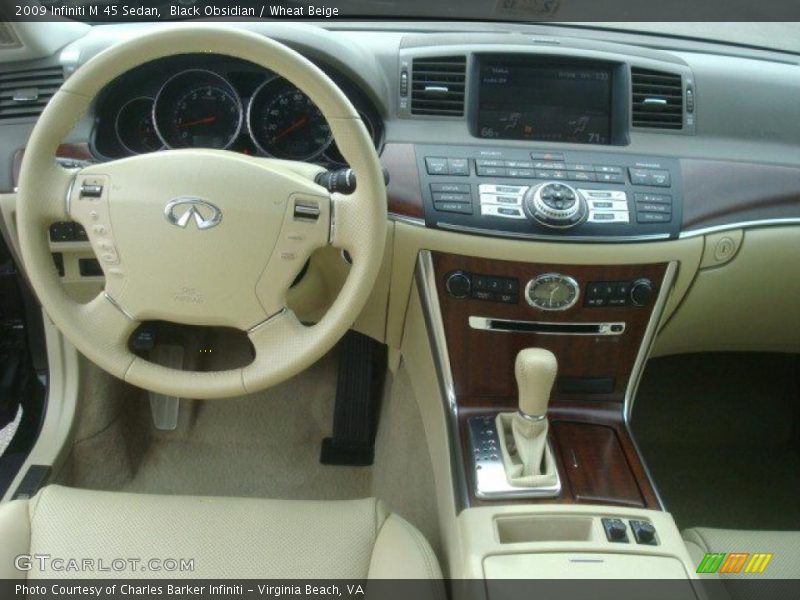 Dashboard of 2009 M 45 Sedan