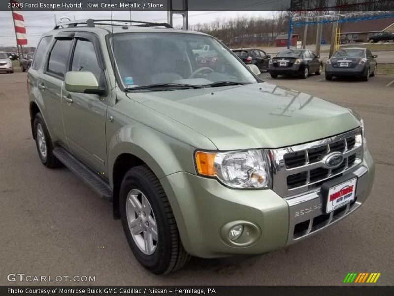 Kiwi Green Metallic / Stone 2008 Ford Escape Hybrid