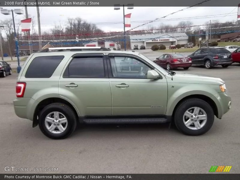 Kiwi Green Metallic / Stone 2008 Ford Escape Hybrid