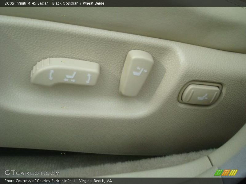 Black Obsidian / Wheat Beige 2009 Infiniti M 45 Sedan