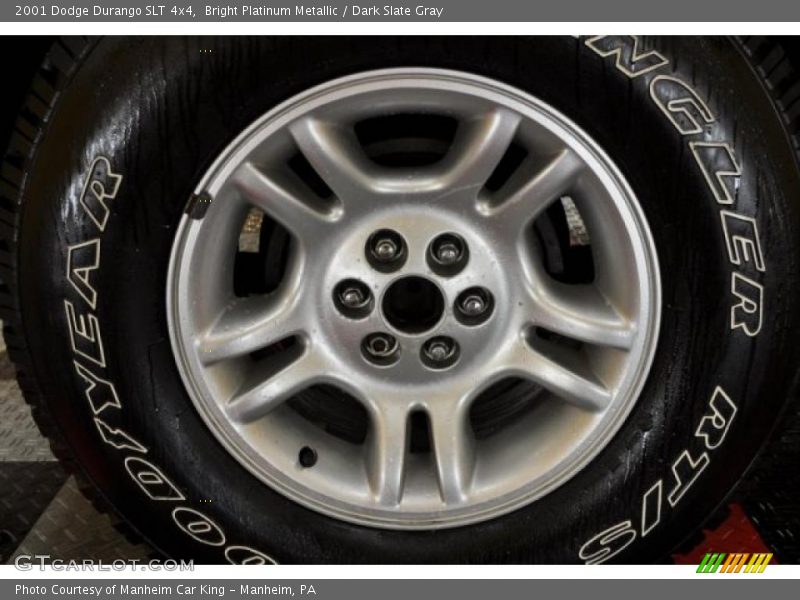 Bright Platinum Metallic / Dark Slate Gray 2001 Dodge Durango SLT 4x4