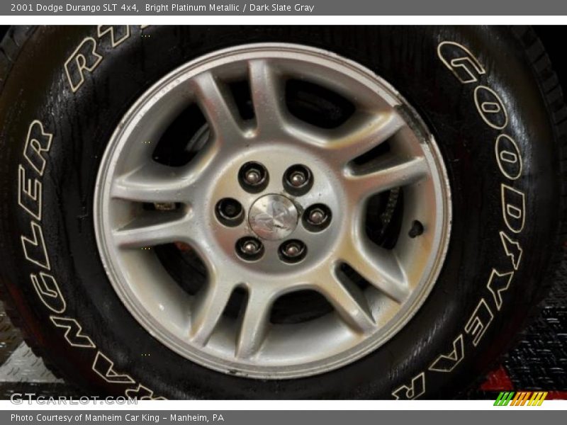 Bright Platinum Metallic / Dark Slate Gray 2001 Dodge Durango SLT 4x4