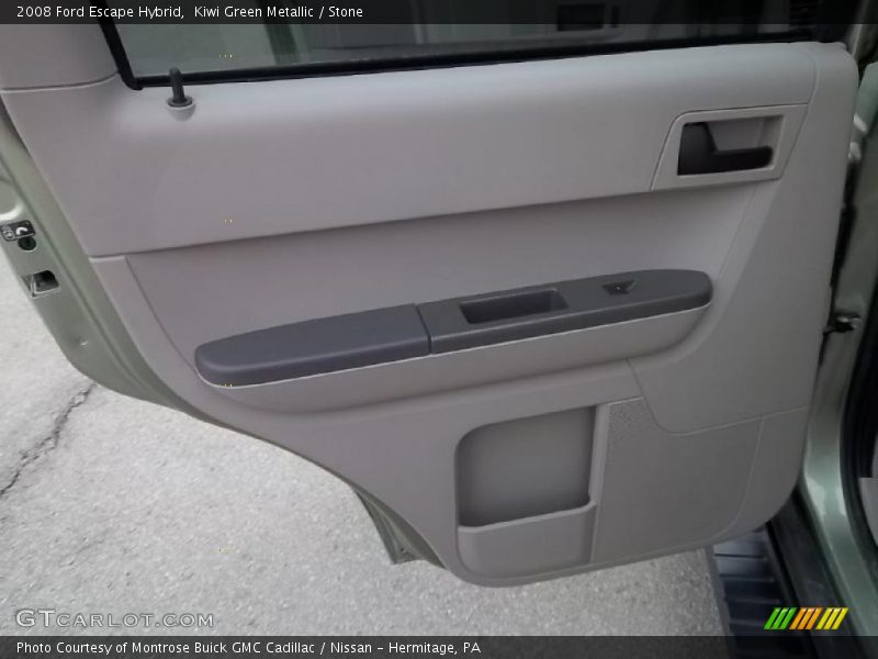 Kiwi Green Metallic / Stone 2008 Ford Escape Hybrid