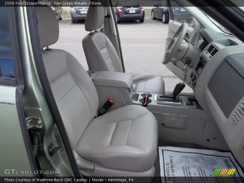 Kiwi Green Metallic / Stone 2008 Ford Escape Hybrid