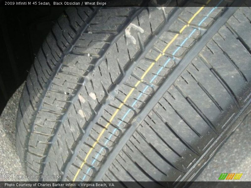 Black Obsidian / Wheat Beige 2009 Infiniti M 45 Sedan