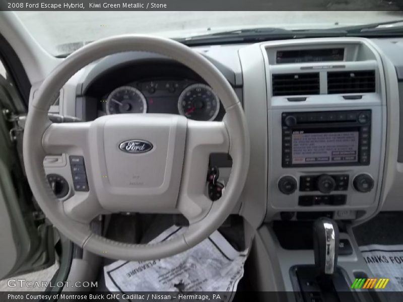 Kiwi Green Metallic / Stone 2008 Ford Escape Hybrid