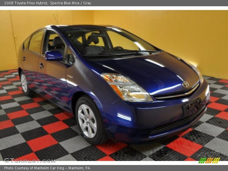 Spectra Blue Mica / Gray 2008 Toyota Prius Hybrid