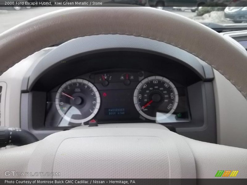 Kiwi Green Metallic / Stone 2008 Ford Escape Hybrid
