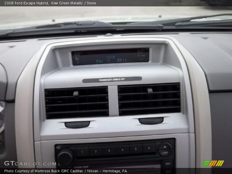 Kiwi Green Metallic / Stone 2008 Ford Escape Hybrid