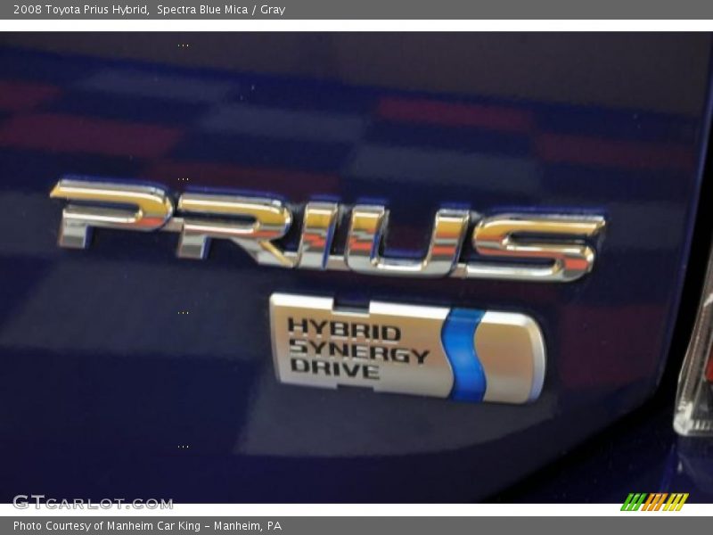 Spectra Blue Mica / Gray 2008 Toyota Prius Hybrid