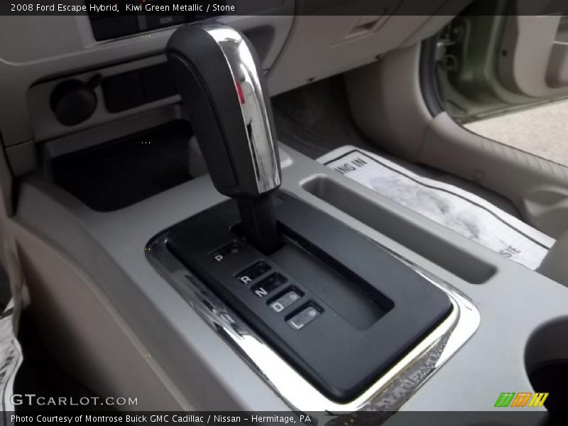 Kiwi Green Metallic / Stone 2008 Ford Escape Hybrid