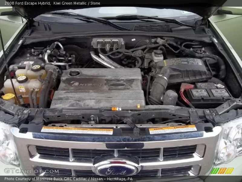 Kiwi Green Metallic / Stone 2008 Ford Escape Hybrid