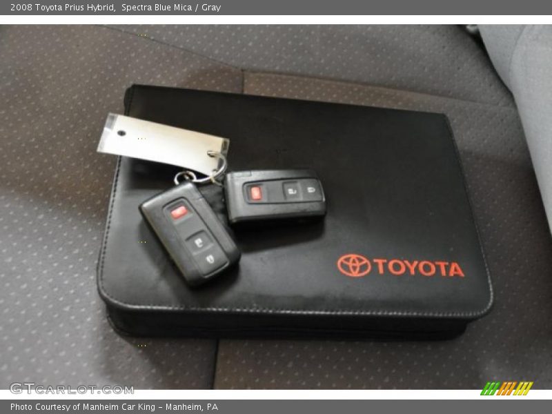 Spectra Blue Mica / Gray 2008 Toyota Prius Hybrid
