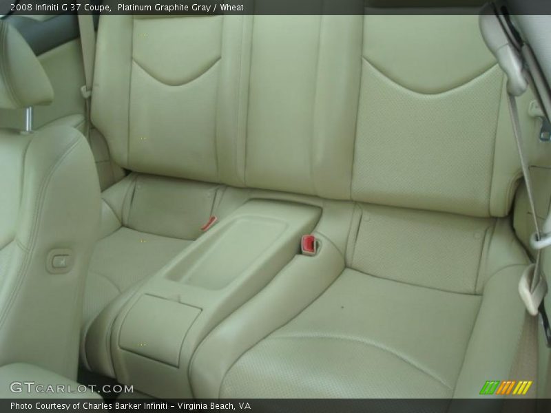 Platinum Graphite Gray / Wheat 2008 Infiniti G 37 Coupe