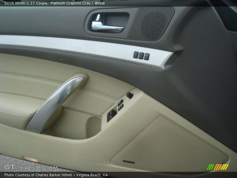 Platinum Graphite Gray / Wheat 2008 Infiniti G 37 Coupe