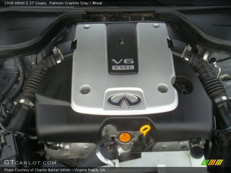 Platinum Graphite Gray / Wheat 2008 Infiniti G 37 Coupe