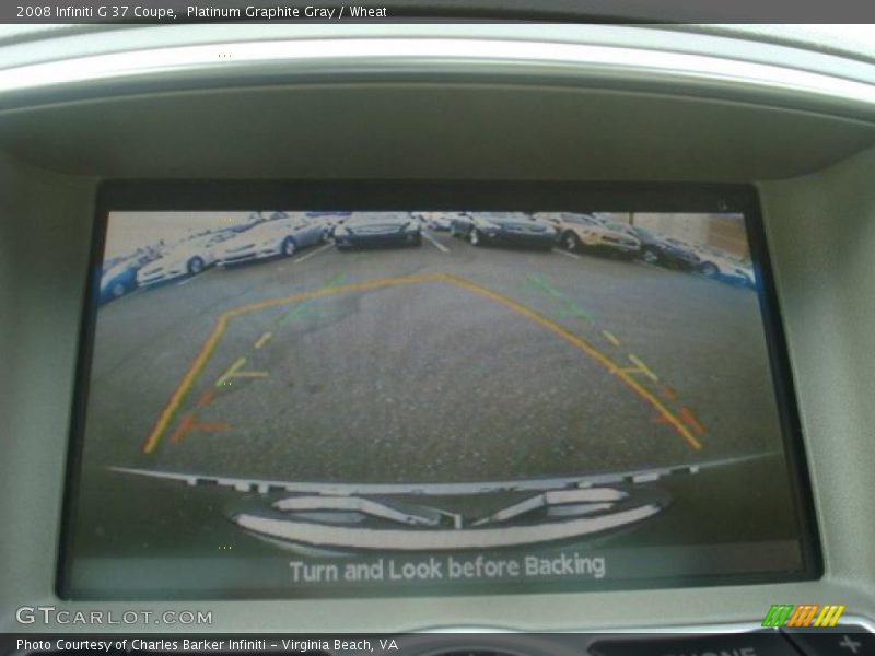 Platinum Graphite Gray / Wheat 2008 Infiniti G 37 Coupe