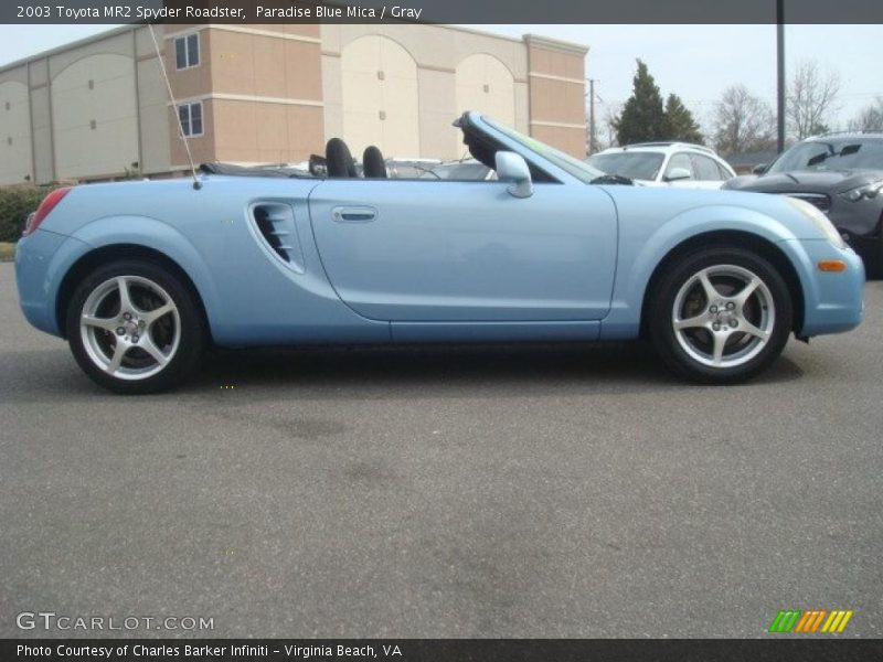  2003 MR2 Spyder Roadster Paradise Blue Mica