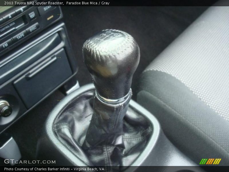  2003 MR2 Spyder Roadster 5 Speed Manual Shifter