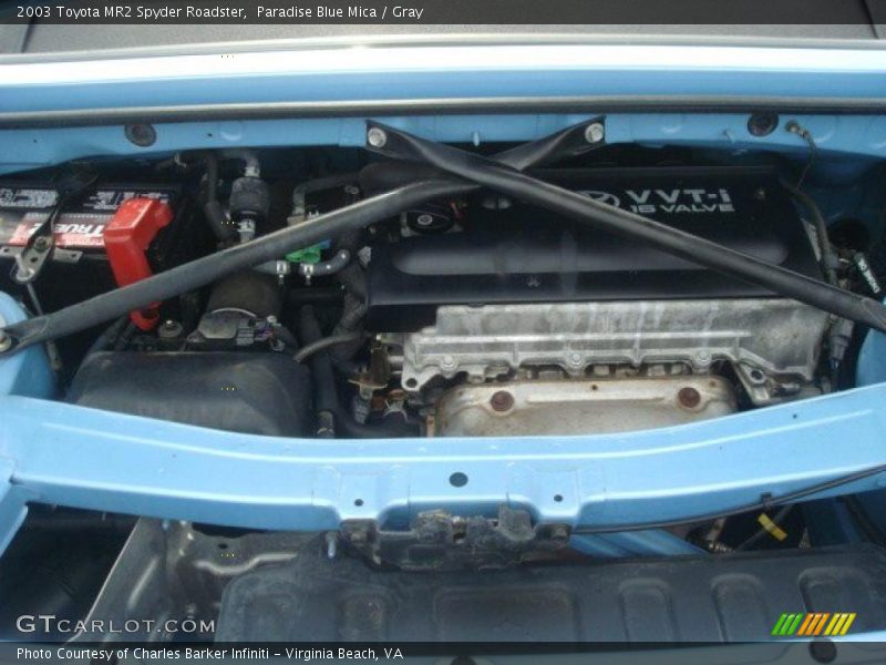  2003 MR2 Spyder Roadster Engine - 1.8 Liter DOHC 16-Valve 4 Cylinder