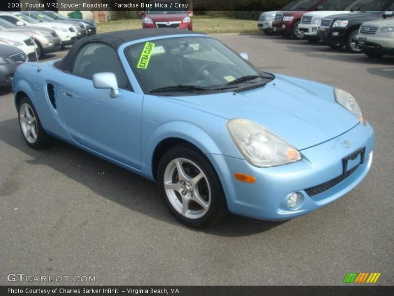 Front 3/4 View of 2003 MR2 Spyder Roadster