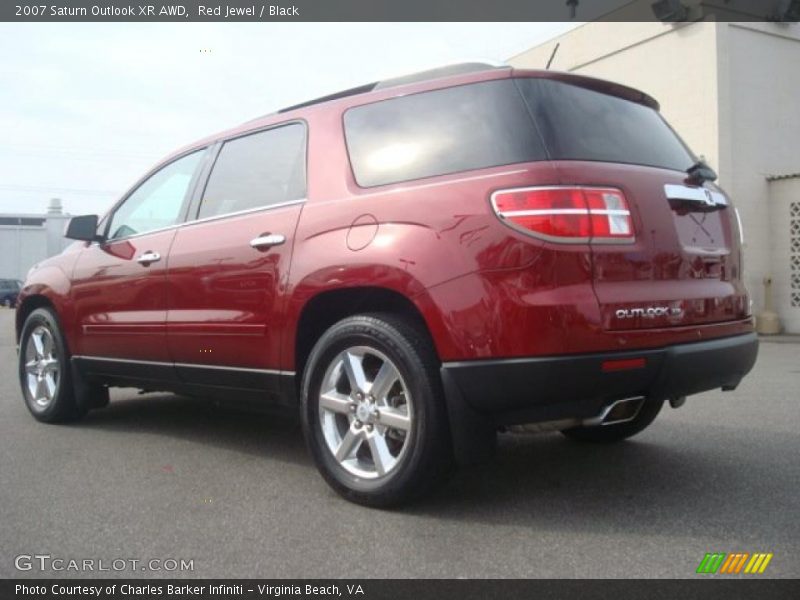 Red Jewel / Black 2007 Saturn Outlook XR AWD