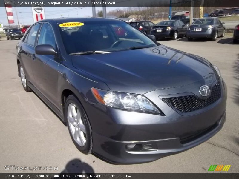 Magnetic Gray Metallic / Dark Charcoal 2007 Toyota Camry SE