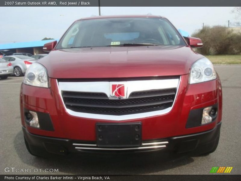 Red Jewel / Black 2007 Saturn Outlook XR AWD