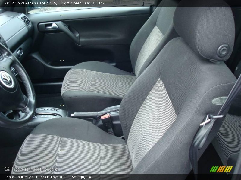 Bright Green Pearl / Black 2002 Volkswagen Cabrio GLS